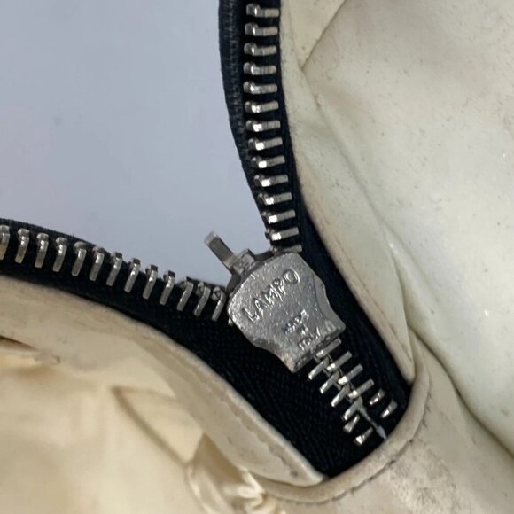 CHANEL By The Sea Line Vanity bag 2WAY Shoulder Bag Hand Bag Canvas Black/White - Picture 10 of 15